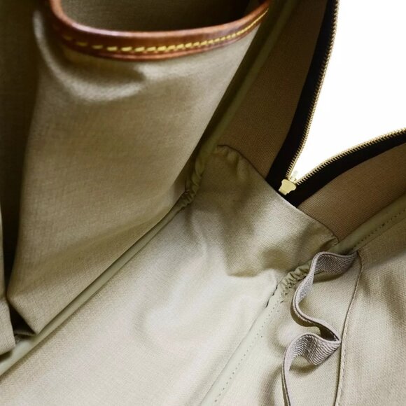 LOUIS VUITTON LV Logo Deauville Hand Bag Monogram Leather Brown - Picture 13 of 16